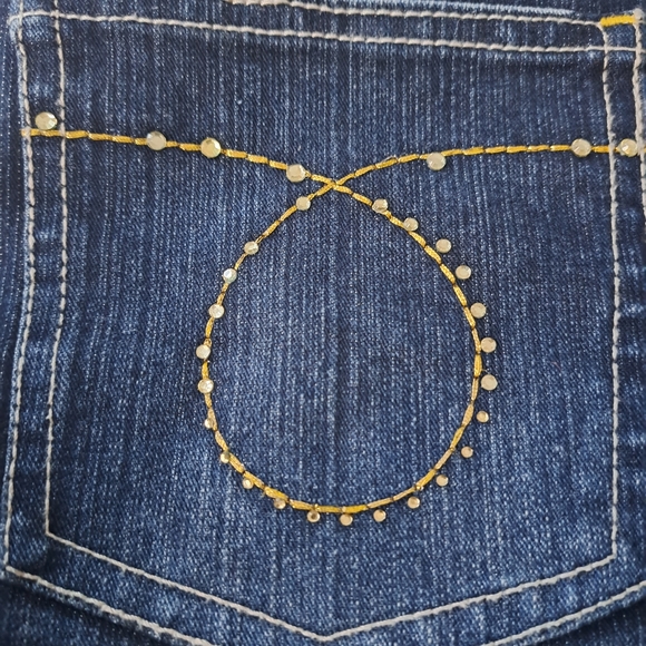 Sz 7 Bongo dark wash denim miniskirt - Picture 9 of 10